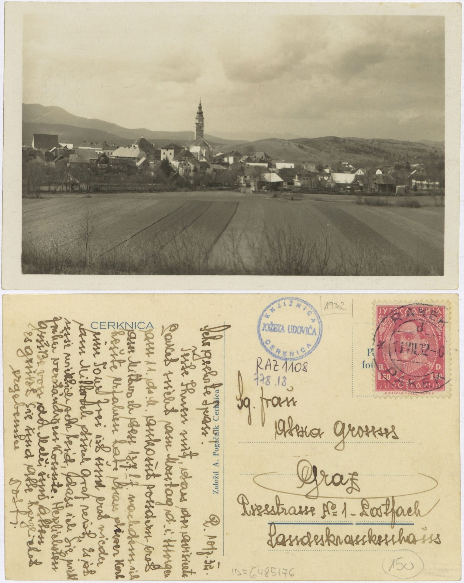 Cerknica 1932 0711 6485176 1108 - Cerknica