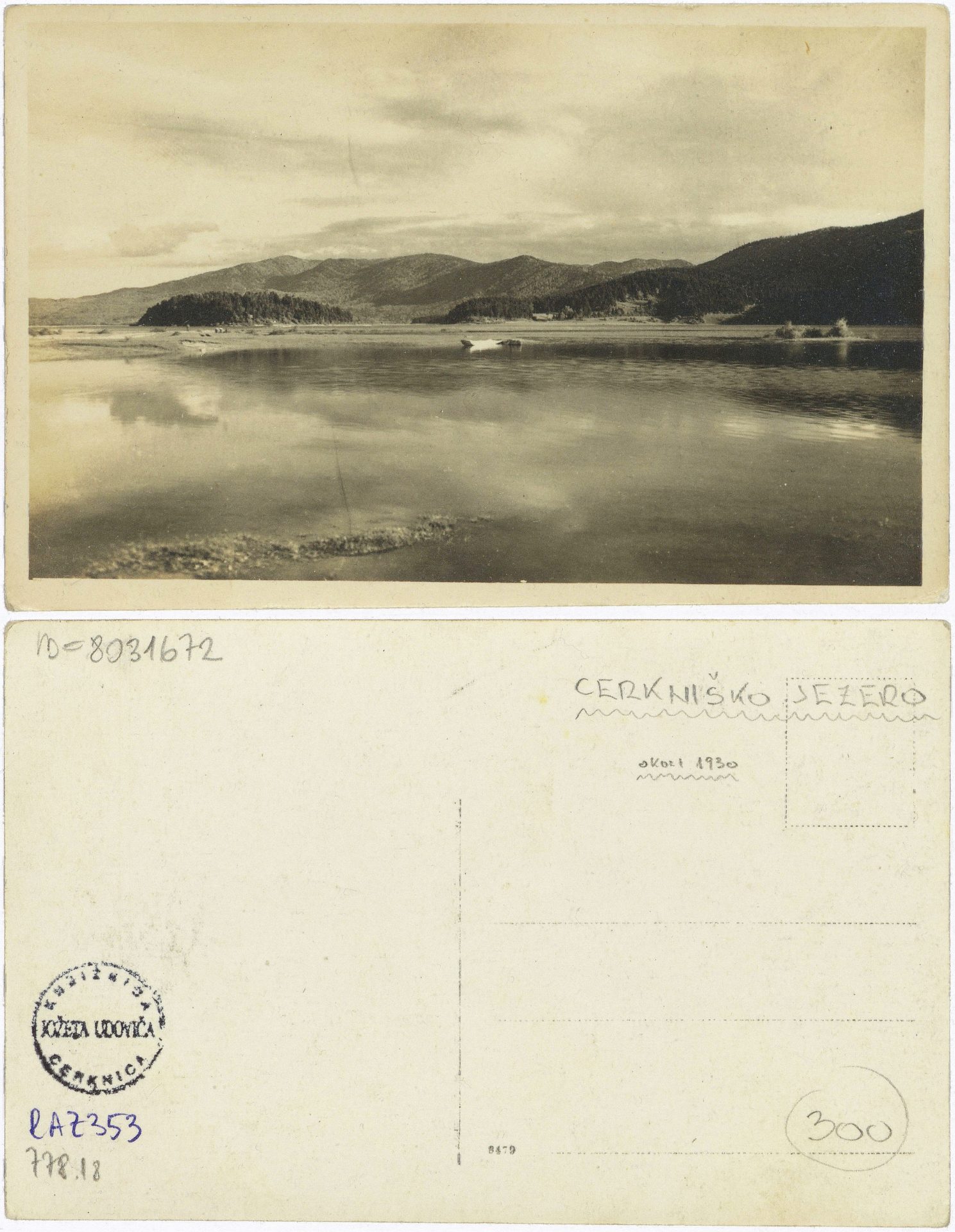 Cerknisko jezero 1930 0000 8031672 0353 - Cerkniško jezero