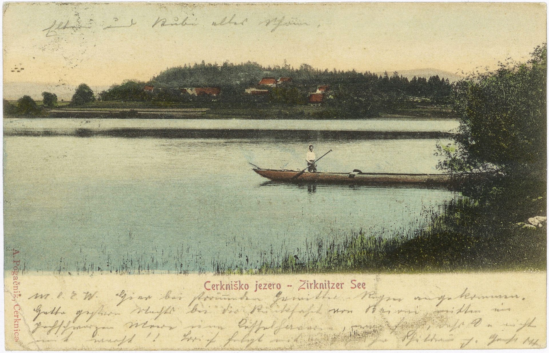 Cerknisko jezero 6204344 1069a - Notranjski kraji na razglednicah