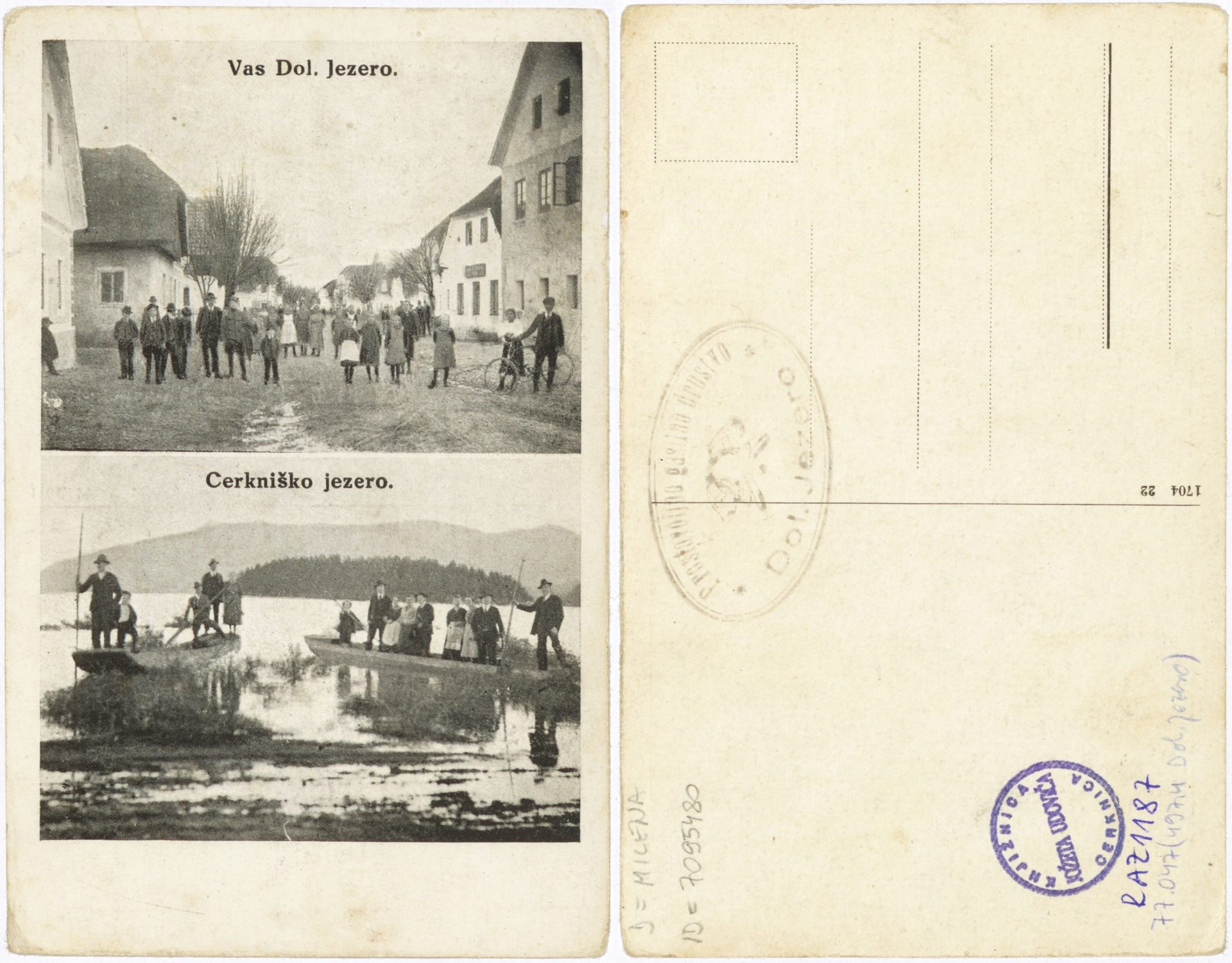 Dolenje Jezero 1910 0000 7095480 1187 - Dolenje Jezero