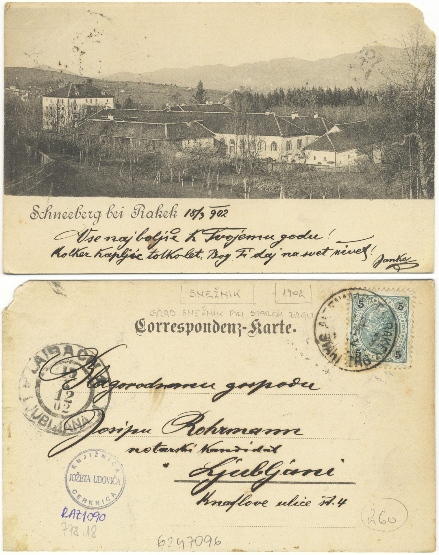 Grad Sneznik 1902 0318 6247096 1090 - Grad Snežnik