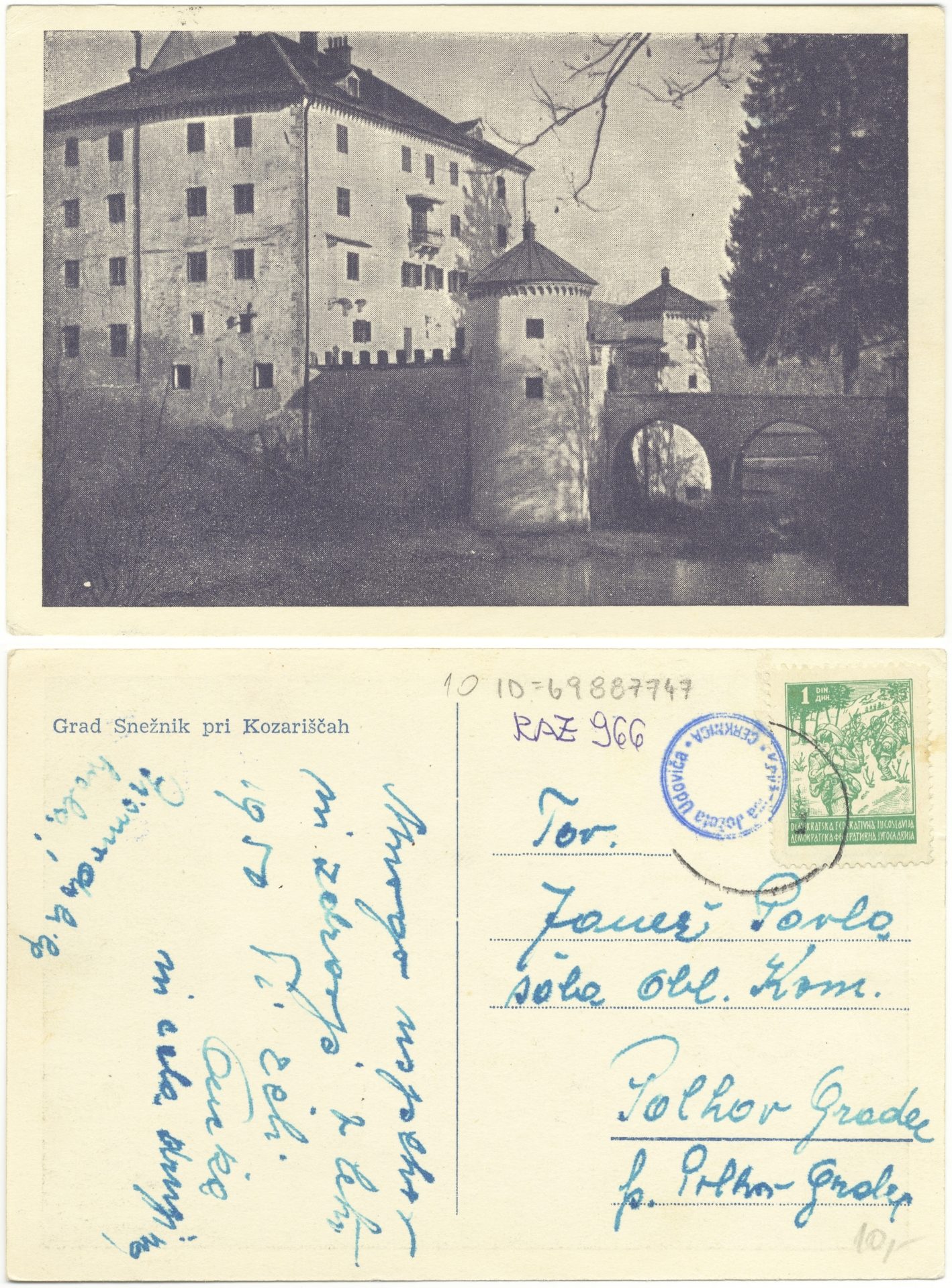 Grad Sneznik 1946 1949 69887747 0966 - Grad Snežnik