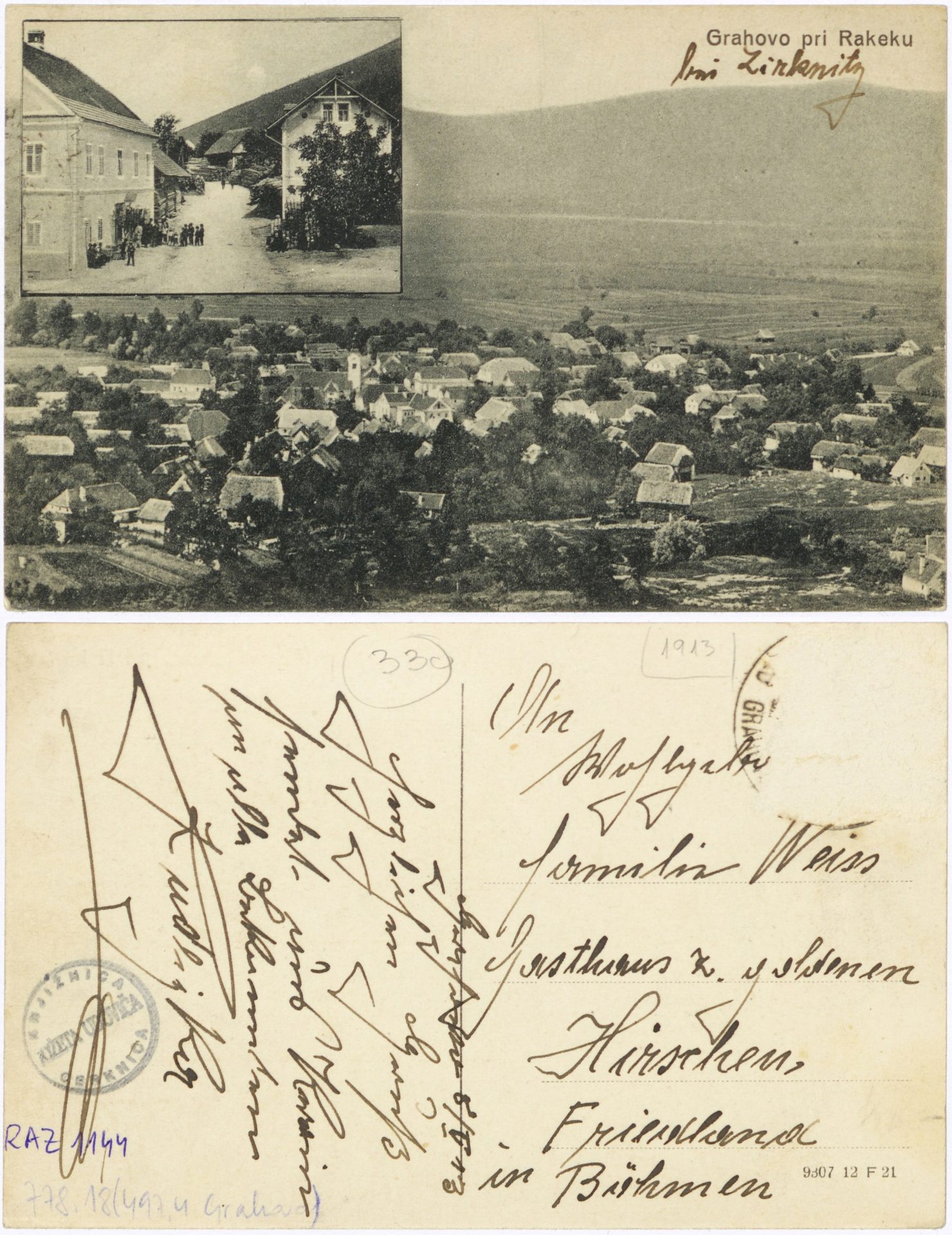 Grahovo 1913 0506 6770616 1144 - Grahovo