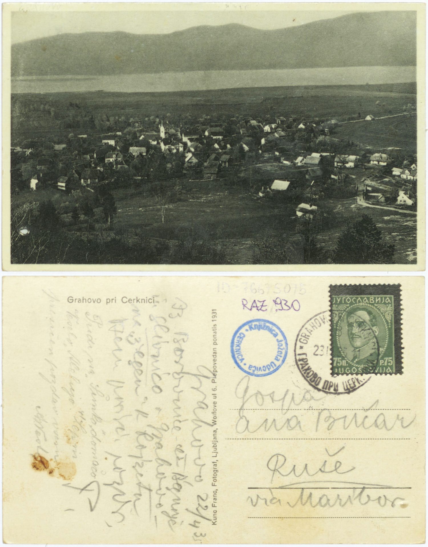 Grahovo 1935 0423 76675075 0930 - Grahovo