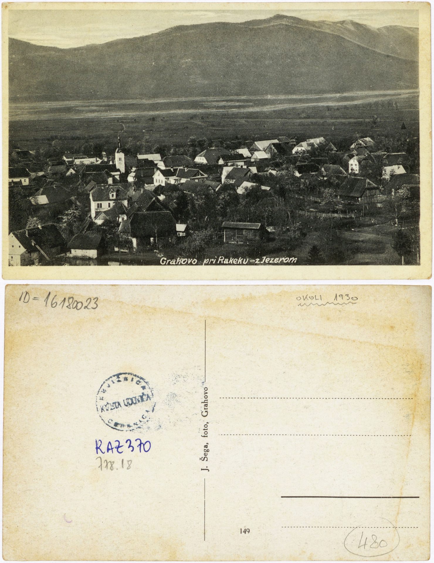 Grahovo 1937 0000 16180023 0370 - Grahovo