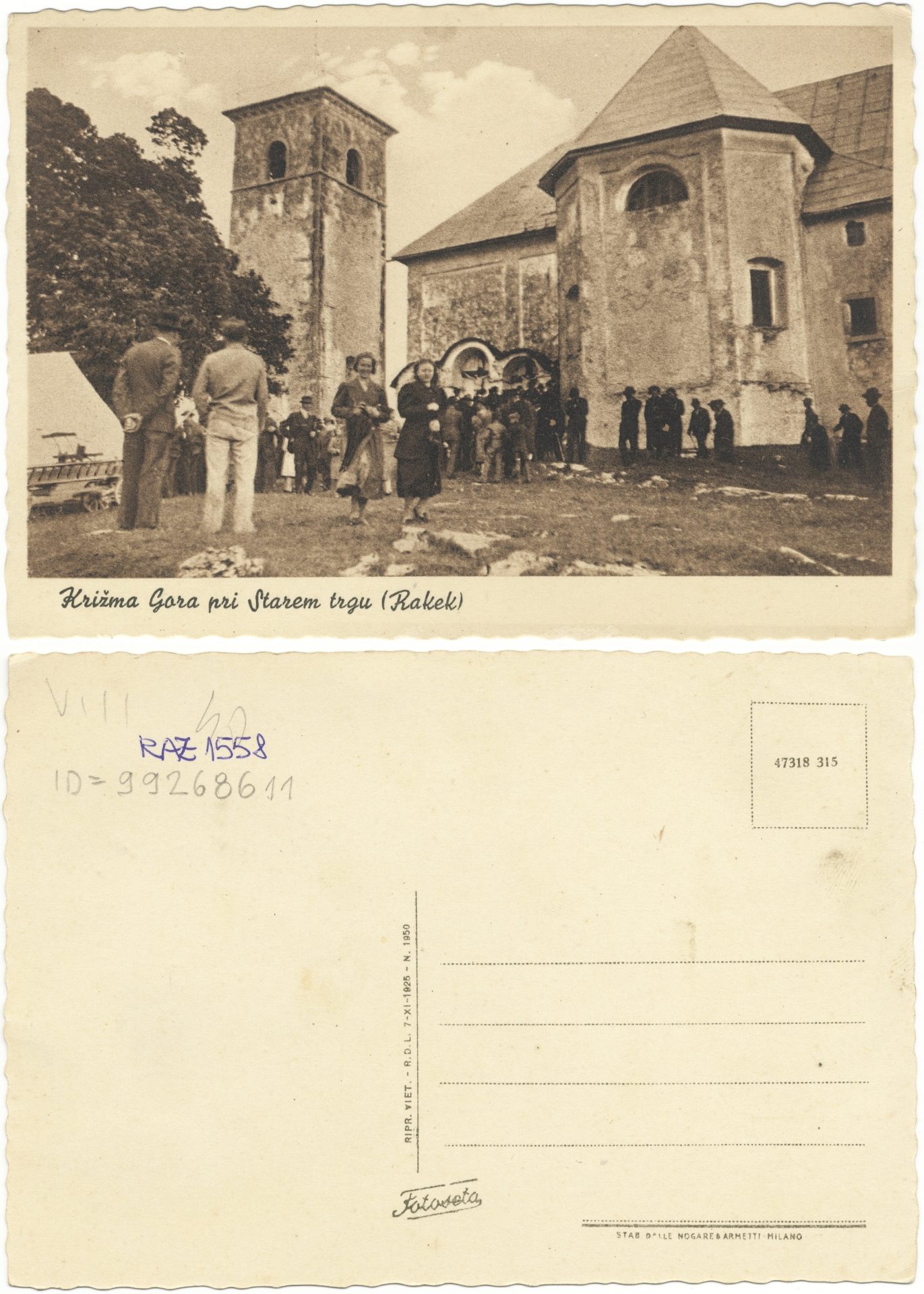 Krizna gora 1925 99268611 1558 - Križna gora