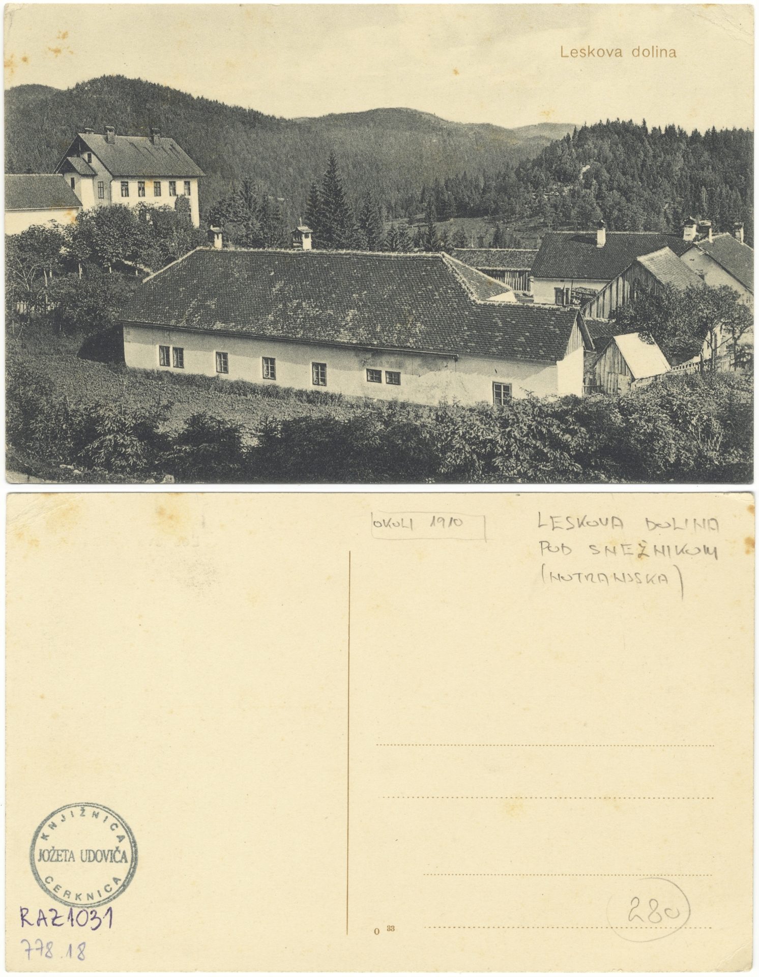 Leskova dolina 1910 0000 6239160 1031 - Leskova dolina