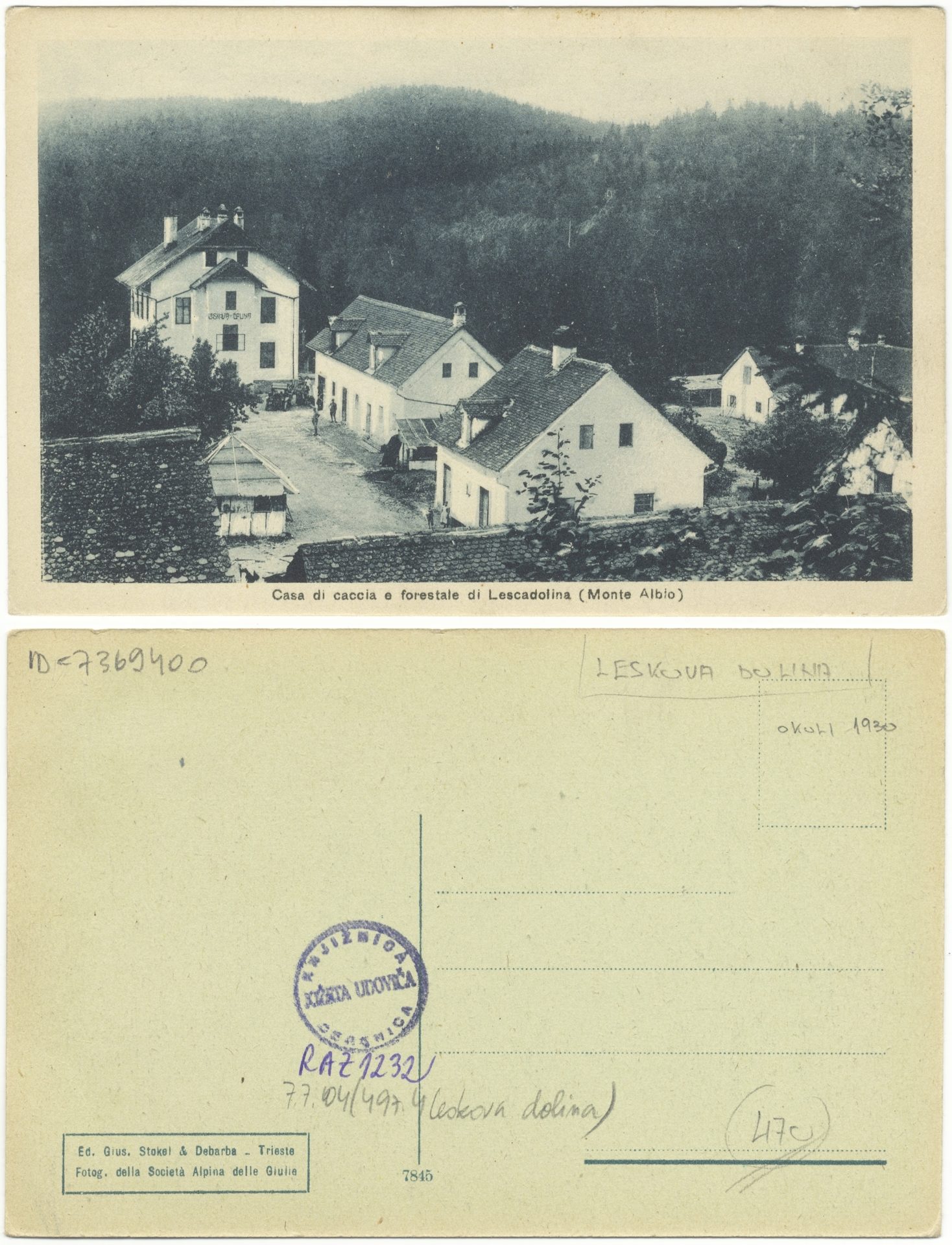 Leskova dolina 1930 0000 7369400 1232 - Leskova dolina