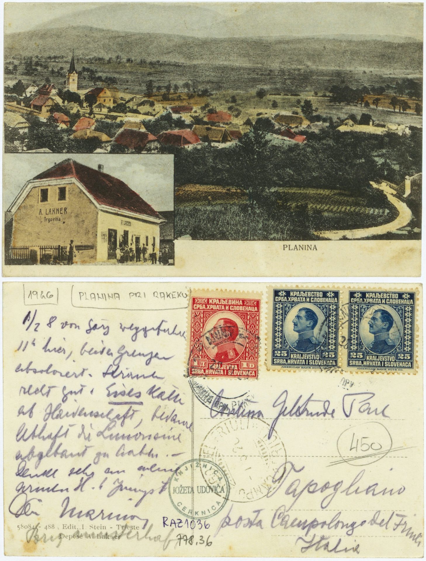 Planina 1926 0228 6220216 1036 - Planina