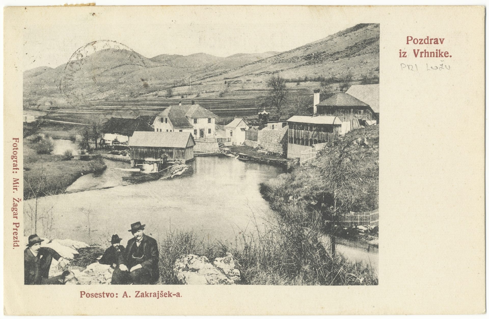 Vrhnika pri Lozu 6236088 1011a - Notranjski kraji na razglednicah