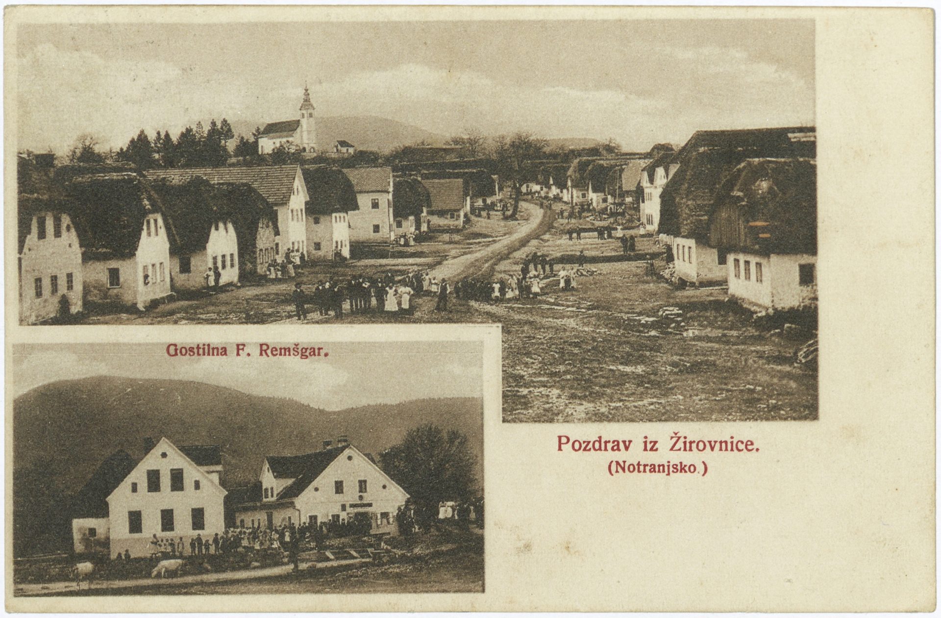 Zerovnica 6770360 1145a - Notranjski kraji na razglednicah