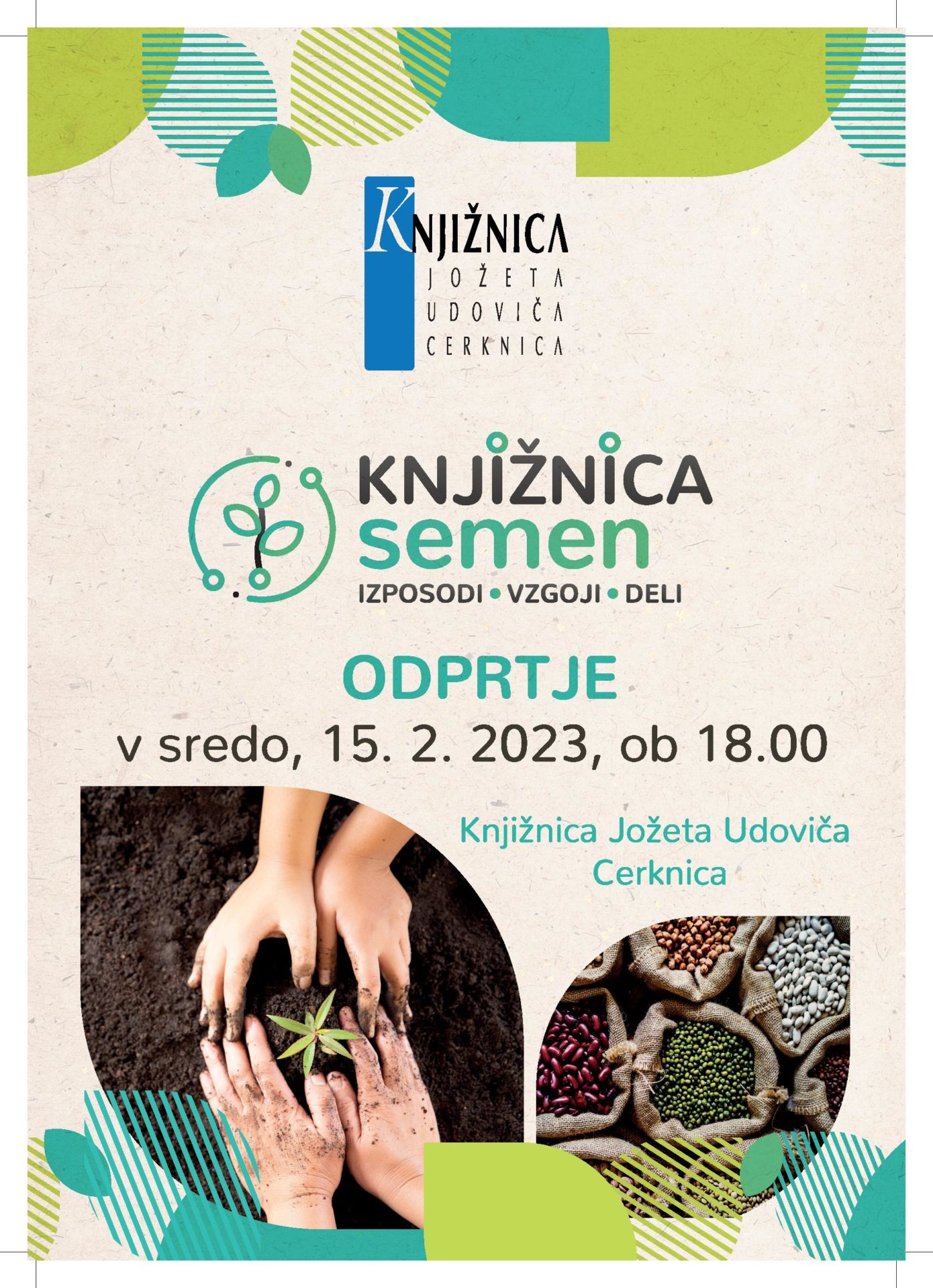 Knjižnica semen - odprtje