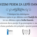 Vzemi svojo pesem za lepši dan  21. marec – svetovni dan poezije
