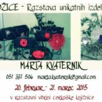 Marta Kvaternik: Rožice - razstava unikatnih izdelkov