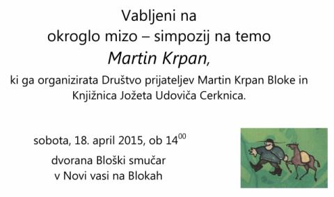 Simpozij o Martinu Krpanu