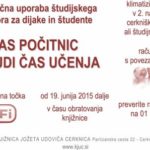 Čas počitnic je tudi čas učenja - brezplačna uporaba študijskega prostora za dijake in študente