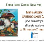 Prva samostojna slikarska razstava Marije Anzeljc - Sprehod skozi čas