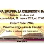 Srečanje Bralne skupine za osebnostni razvoj
