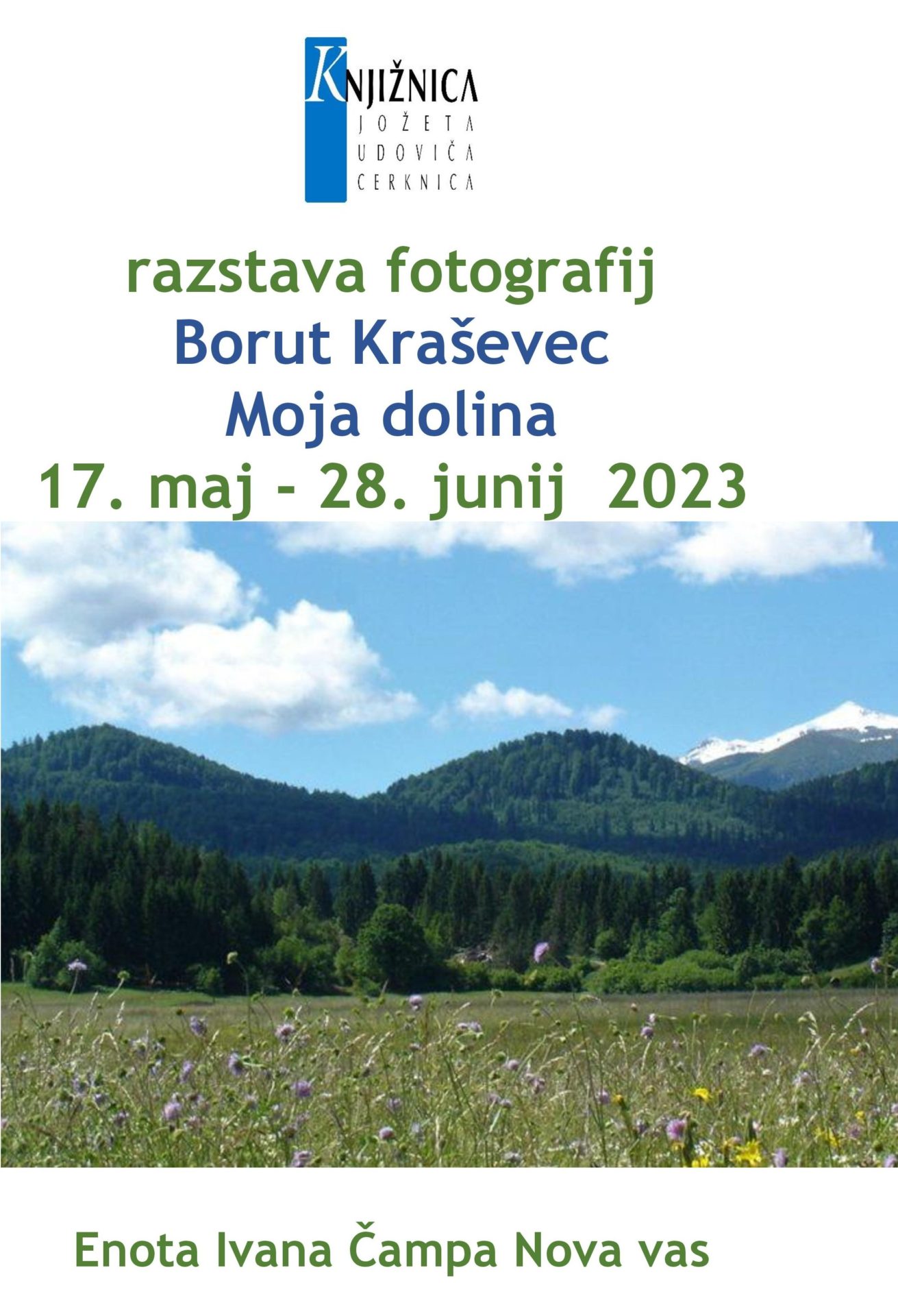 Borut Kraševec: Moja dolina - razstava fotografij