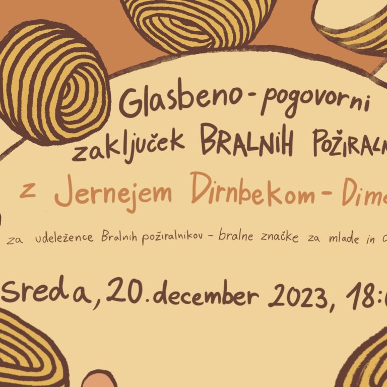 Zaključek Bralnih požiralnikov z Jernejem Dirnbekom – Dimekom