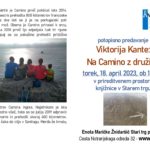 Viktorija Kante: Na Camino z družino - potopisno predavanje