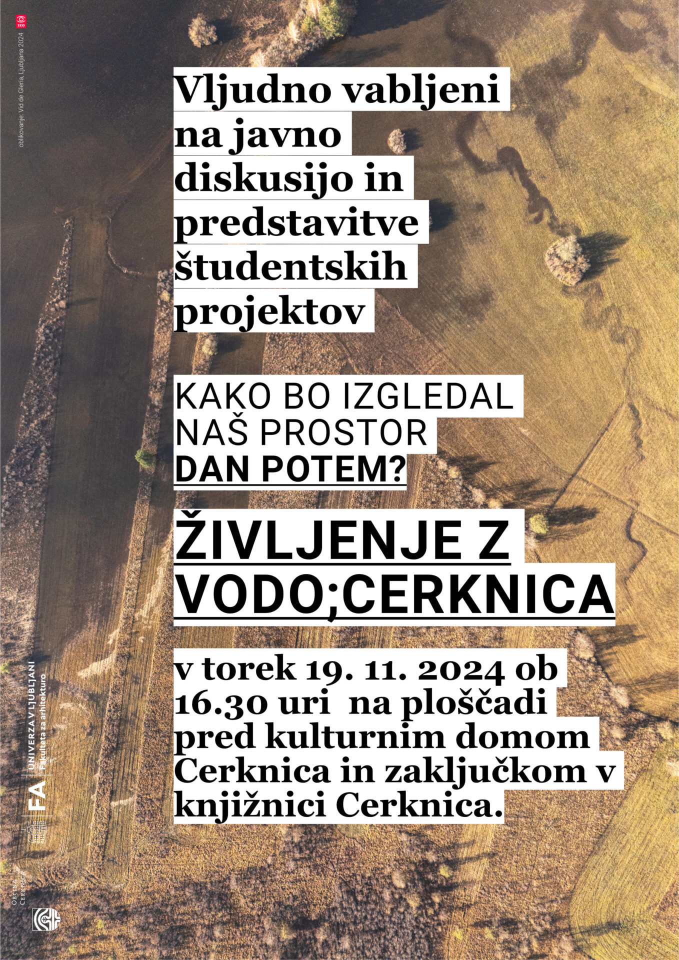 Življenje z vodo;Cerknica - predstavitev projekta