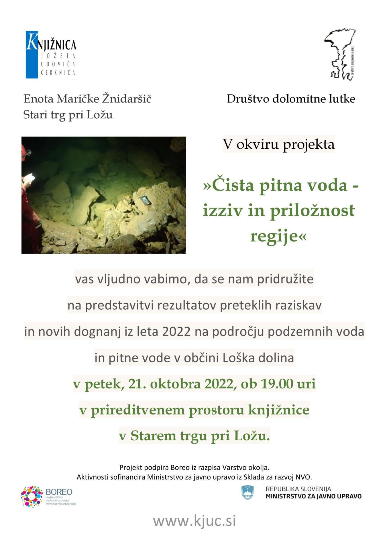 Čista pitna voda - izziv in priložnost regije