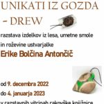 Erika Bolčina Antončič: Unikati iz gozda – DREW – razstava izdelkov iz lesa, umetne smole in roževine