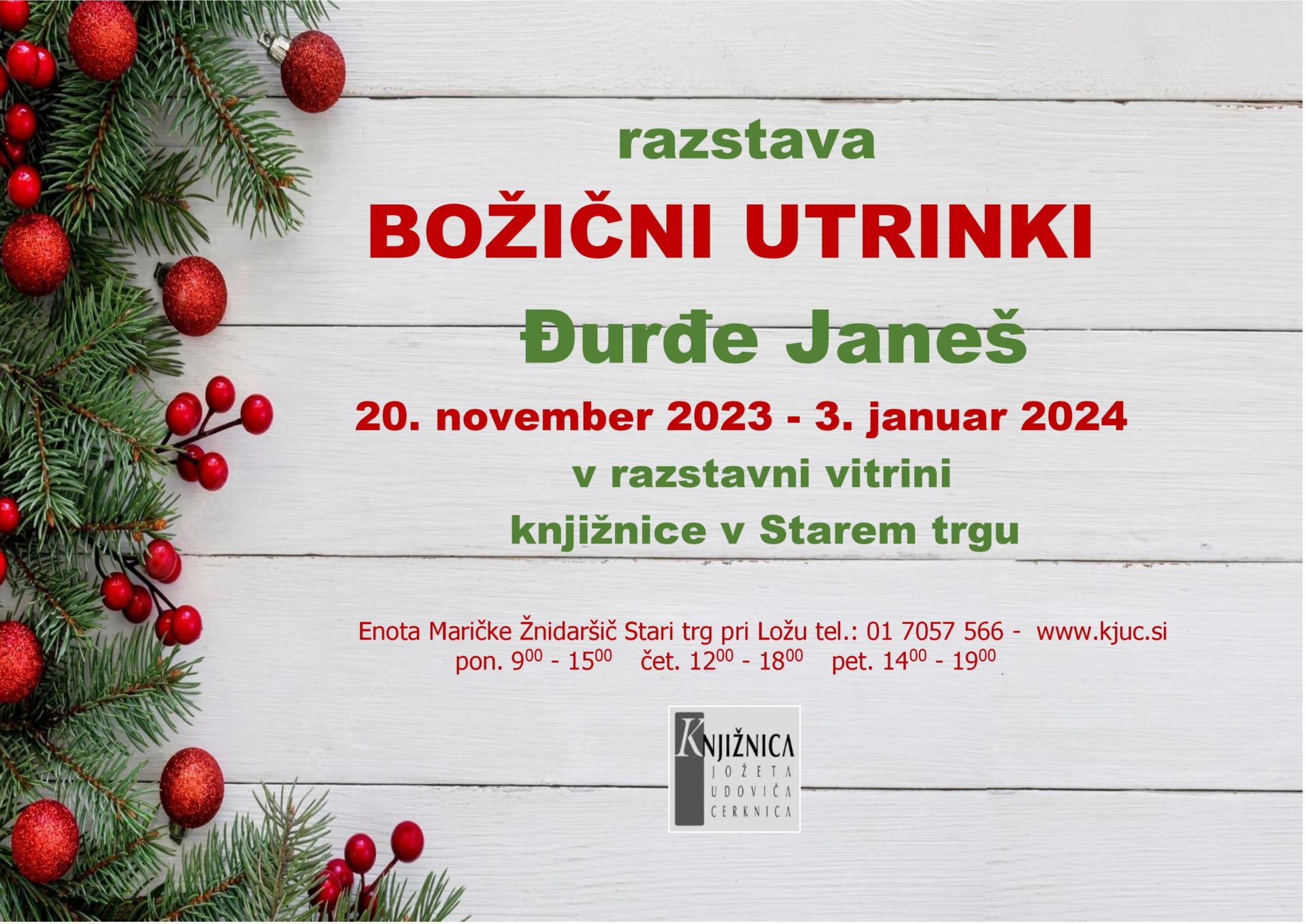 Božični utrinki Đurđe Janeš
