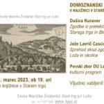 Domoznanski večer v knjižnici v Starem trgu - Dušica Kunaver in Jože Lavrič Cascio