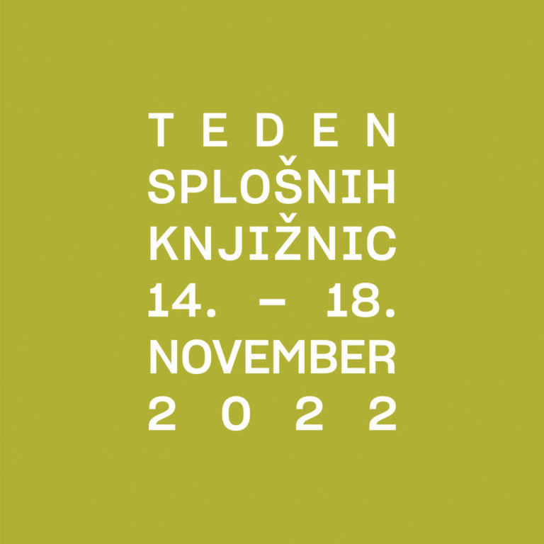 Teden splošnih knjižnic – Izvolite (v) knjižnico