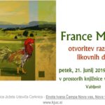 France Modic - otvoritev razstave likovnih del