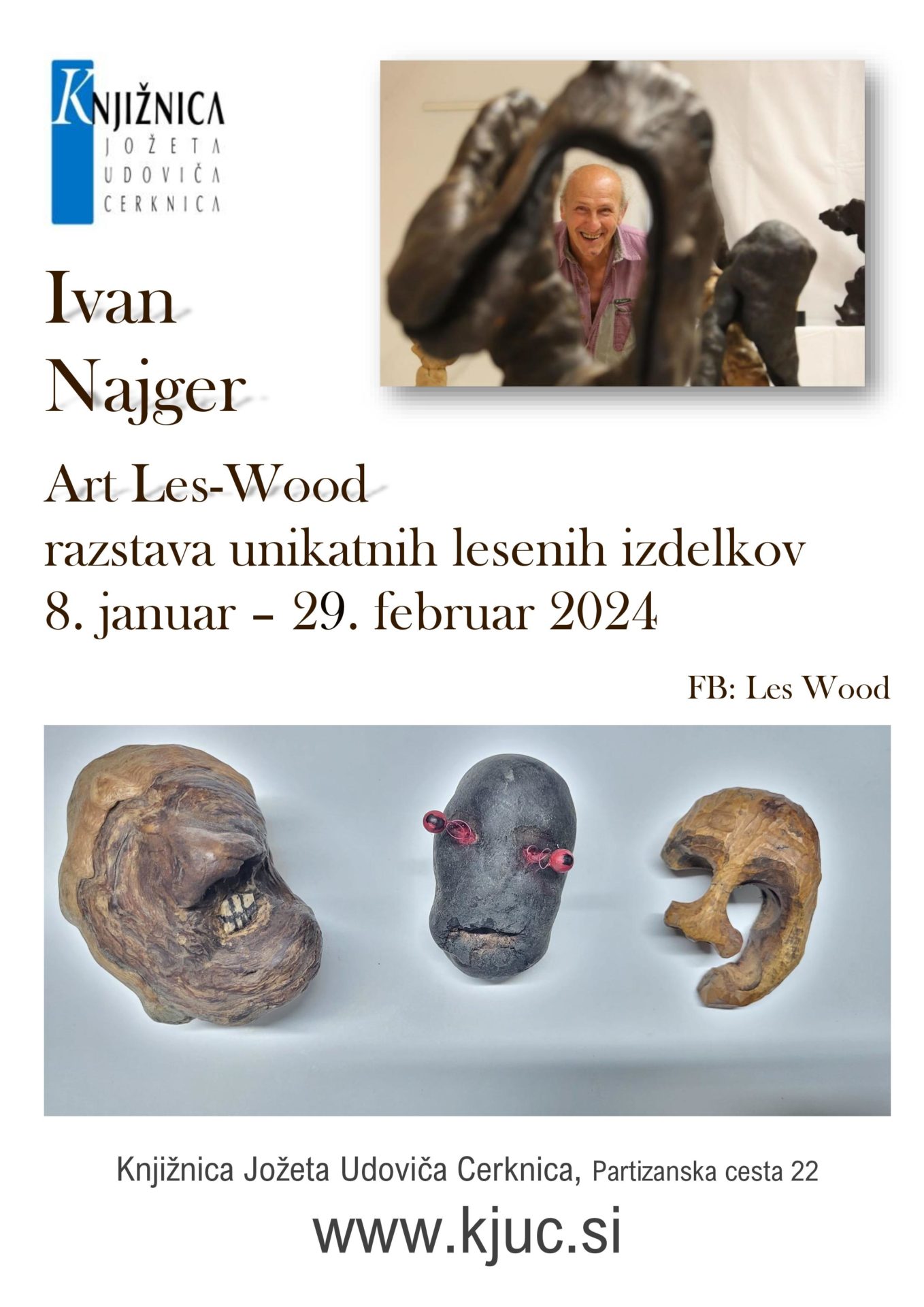 Ivan Najger – Art Les-Wood - razstava unikatnih lesenih izdelkov