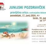 Junijski pozdravček - pravljična urica z ustvarjalno delavnico