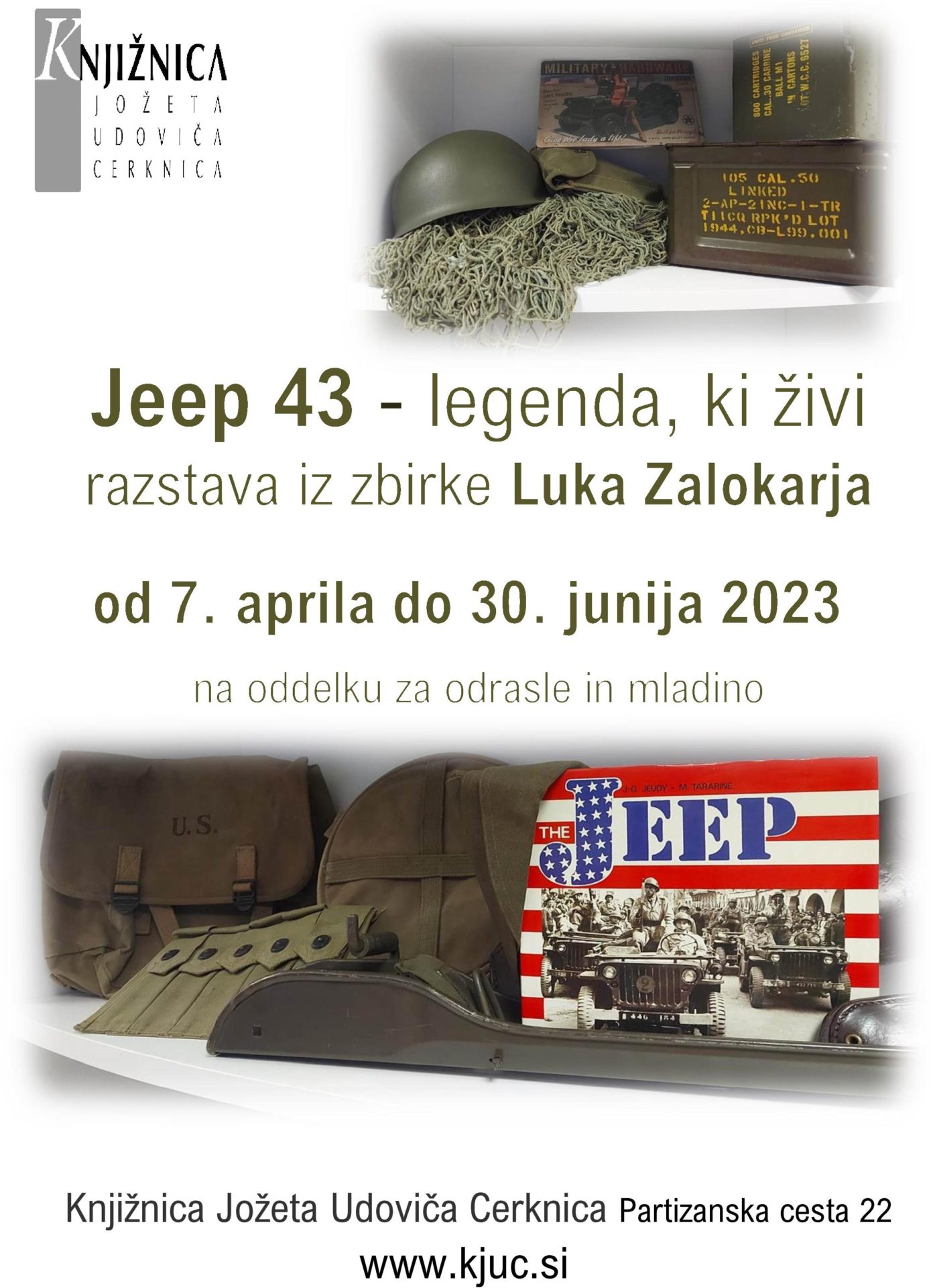 Luka Zalokar: Jeep 43 - legenda, ki živi - razstava