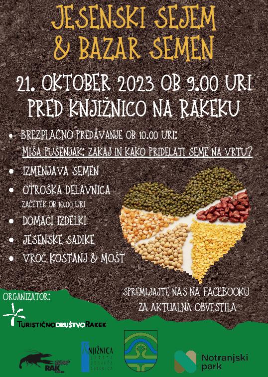 Jesenski sejem in bazar semen