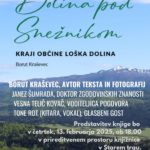 Borut Kraševec: Dolina pod Snežnikom - predstavitev knjige