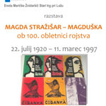 Magda Stražišar - Magduška - razstava ob 100-letnici rojstva