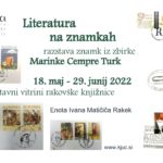 Literatura na znamkah - razstava znamk iz zbirke Marinke Cempre Turk