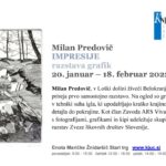 Milan Predovič: Impresije - razstava grafik