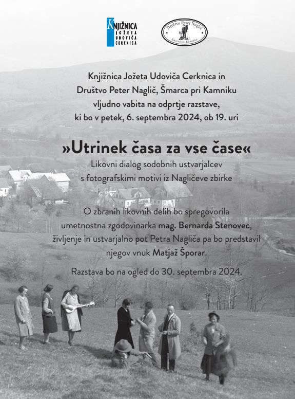Utrinek časa za vse čase - odprtje razstave