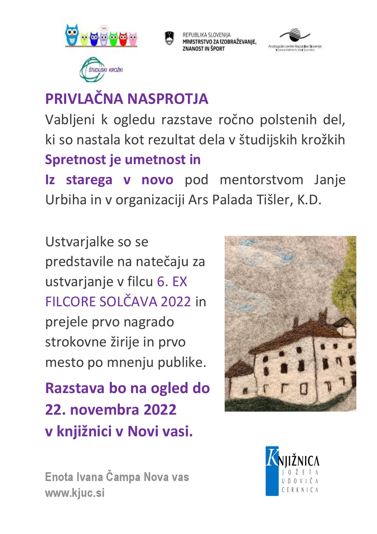 Privlačna nasprotja - razstava ročno polstenih del