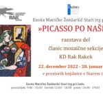 Picasso po naše – razstava del članic mozaične sekcije KD Rak Rakek