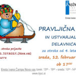 Pravljična ura in ustvarjalna delavnica za otroke od 4. leta dalje