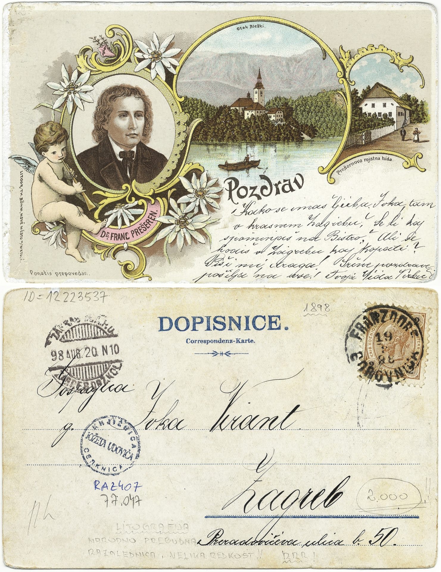Preseren France 1898 0819 12223537 0407 - Znane osebnosti