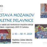 Razstava mozaikov s poletne delavnice