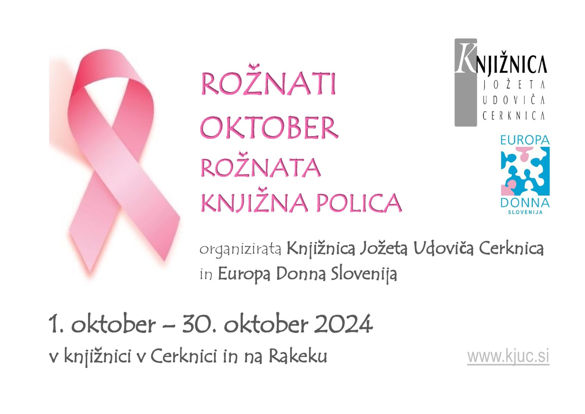 Rožnata knjižna polica - Rožnati oktober