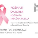 Rožnati oktober – rožnata knjižna polica v Cerknici