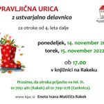 Pravljična urica z ustvarjalno delavnico v knjižnici na Rakeku
