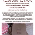 Samograditeljstvo - debata z Jernejem Girandonom in Anjo Trobec